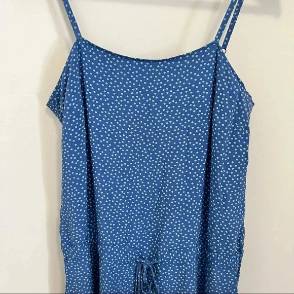 Levi’s Blue Polka Dot  Tie Waist Romper - Picture 2 of 10